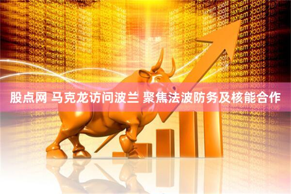 股点网 马克龙访问波兰 聚焦法波防务及核能合作